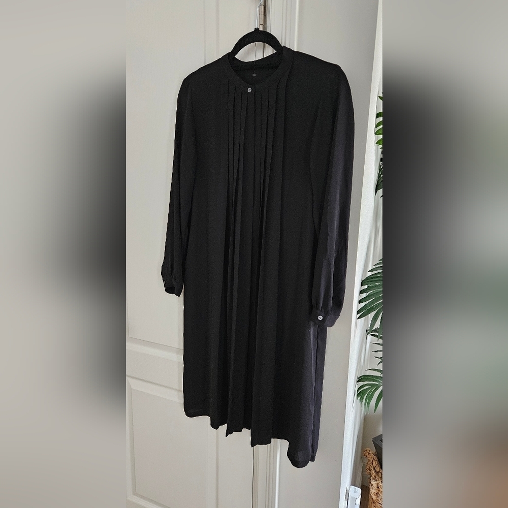 Chic Black Long Sleeve Dress